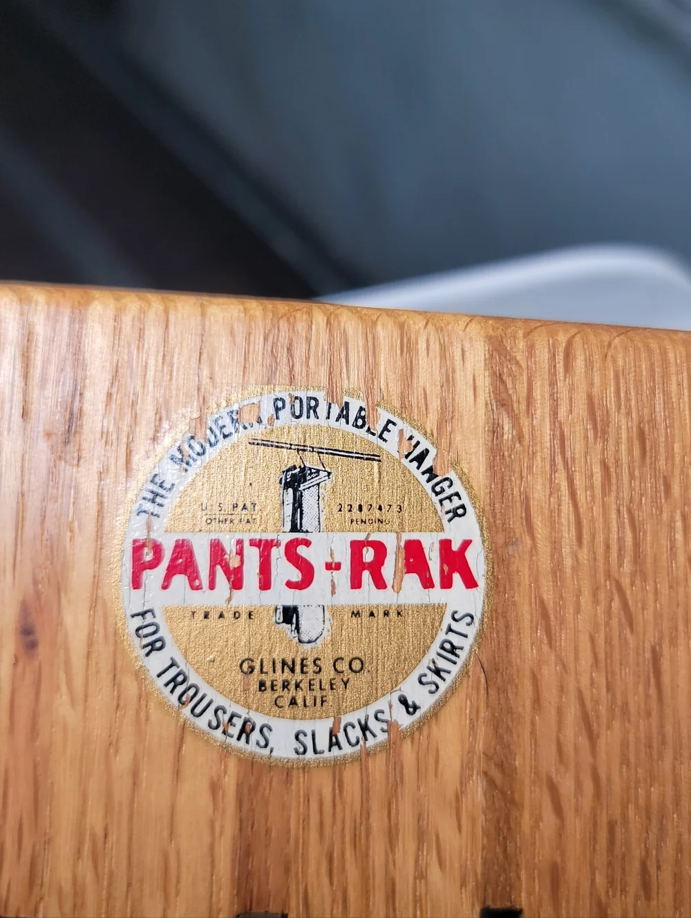 Vintage W. H. Gline Co. Pants-Rak. California.